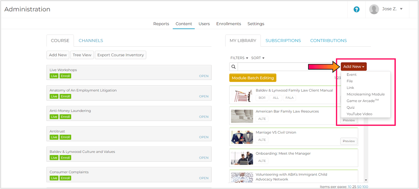 Create New Module and Edit/Fill out Module Details