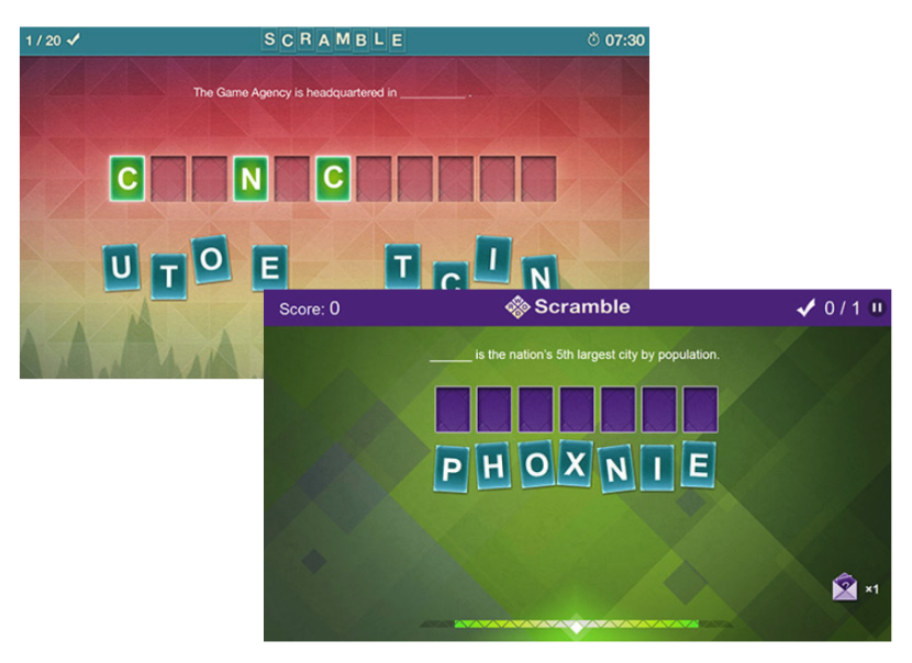 Multiple Scramble How can I customize Scramble?