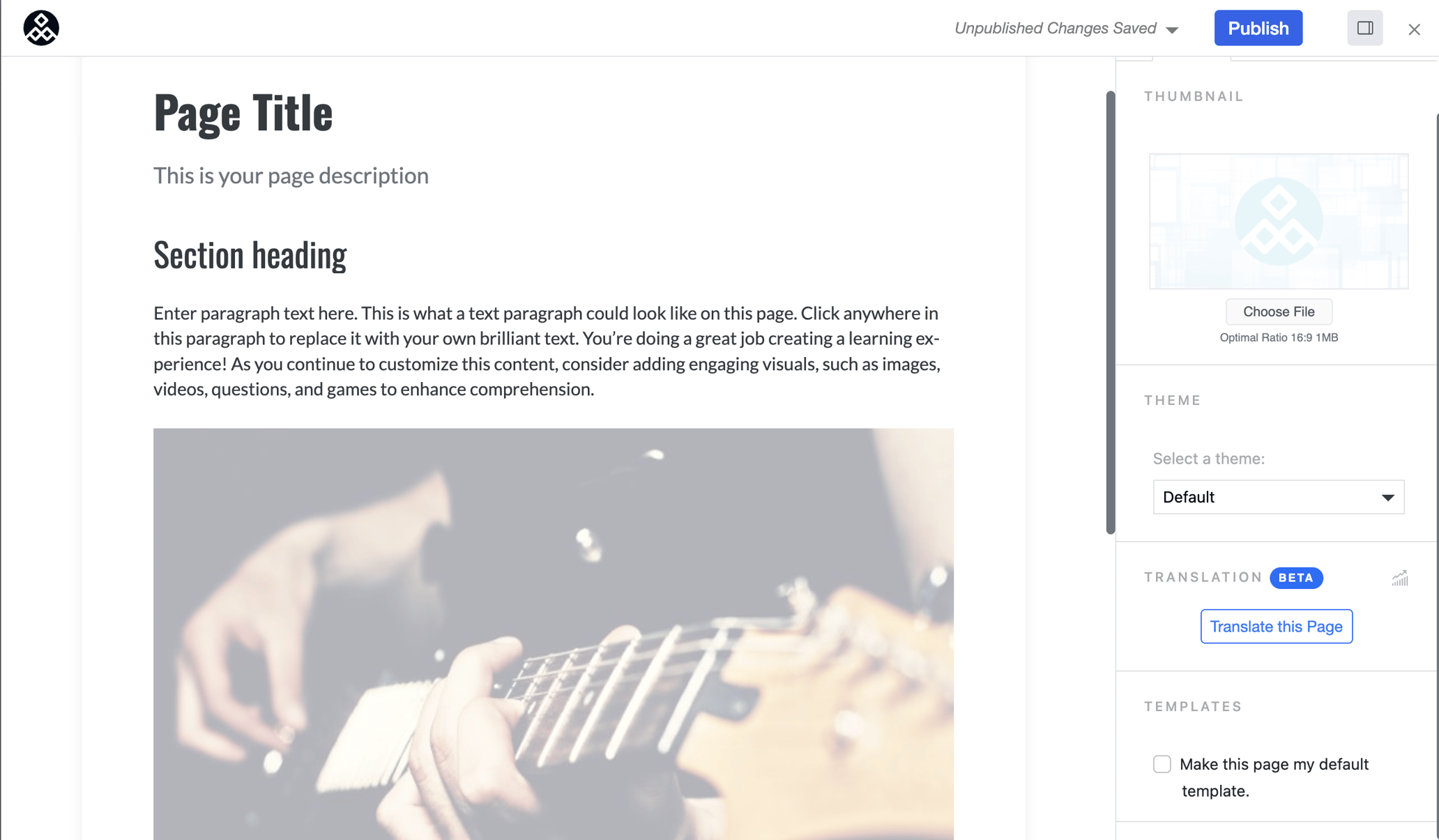Creating and Editing a Microlearning Module
