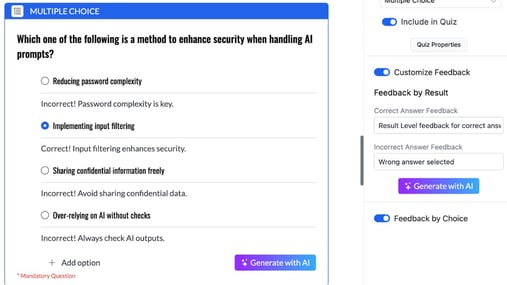 Feedback Generate with AI